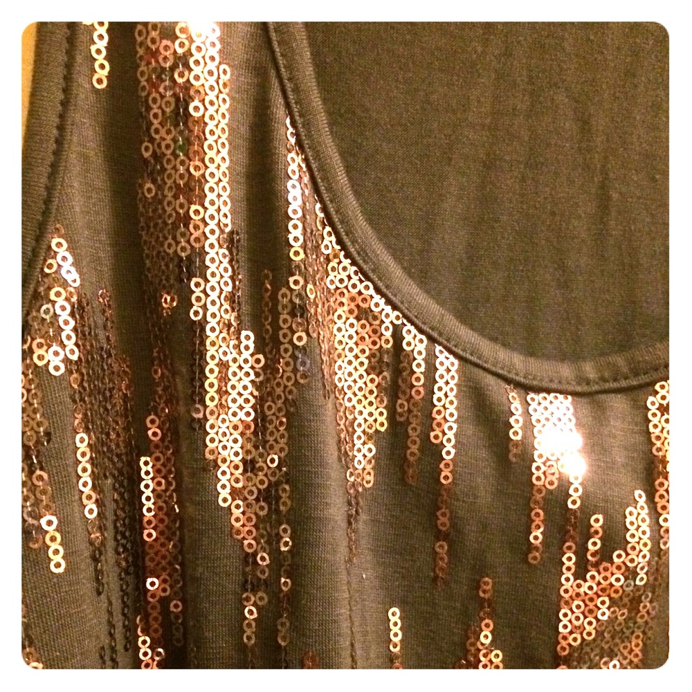 Sparkle racer back blouse